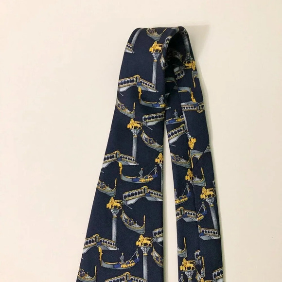 Antiche Seterie Fiorentine Silk Tie Necktie Made In Italy - Picture 8 of 13